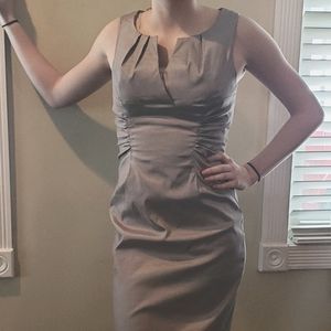 Dress Barn Silver Dress
